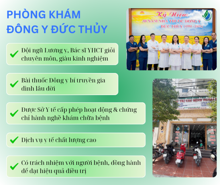 phòng khám đông y đức thủy, chữa da liễu bằng đông y ở hải dương